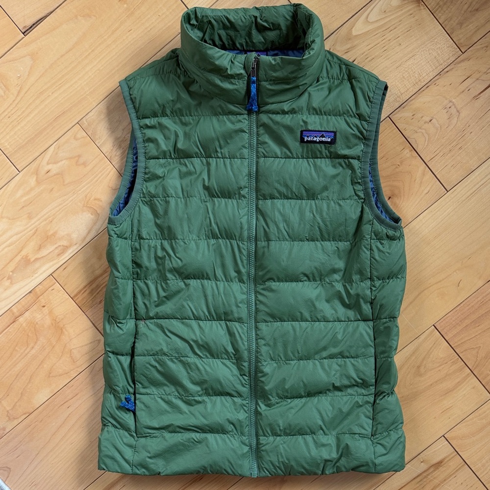Boys Patagonia Vest Green